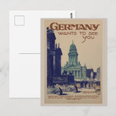 Berlijn Duitsland Toerisme Reizen Briefkaart (Voorkant / Achterkant)