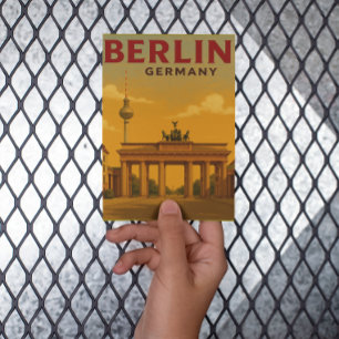 Berlijn Duitsland Travel ArtWork Briefkaart