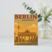 Berlijn Duitsland Travel ArtWork Briefkaart (Staand voorkant)