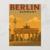 Berlijn Duitsland Travel ArtWork Briefkaart (Voorkant)