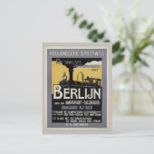  Berlijn Duitsland  treinreizen Briefkaart (Staand voorkant)