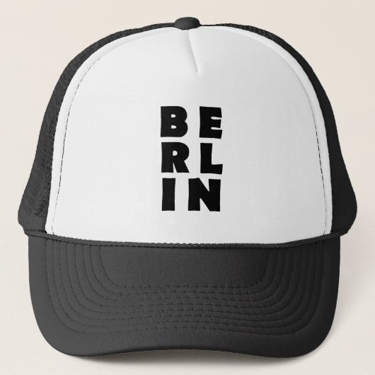 Berlijn Duitsland Trucker Pet (Voorkant)