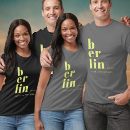 Berlijn Duitsland typografie T-shirt