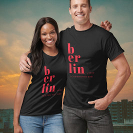 Berlijn Duitsland typografie T-shirt