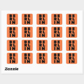 Berlijn Duitsland Vierkante Sticker (Vel)