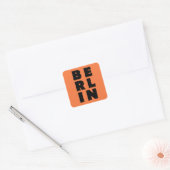 Berlijn Duitsland Vierkante Sticker (Envelop)