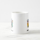 Berlijn Duitsland Vintage Travel Skyline Koffiemok (Center)