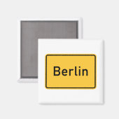 Berlijn, Duitsland wegwijzer Magneet (Voorkant / Achterkant)