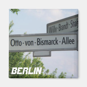 Berlijn, Duitsland Willy Brandt Street Magneet