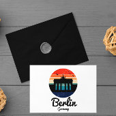 Berlijn Duitsland  zonnebank Briefkaart