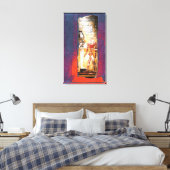 Berlijn-Egyptische kunst schilderen Canvas Afdruk (Insitu (Slaapkamer))