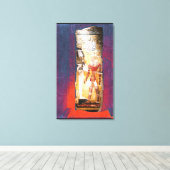 Berlijn-Egyptische kunst schilderen Canvas Afdruk (Insitu (Houten vloer))
