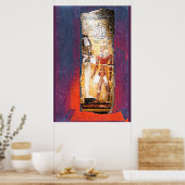 Berlijn-Egyptische kunst schilderen Poster (Keuken)