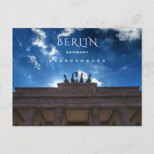 Berlijn en Brandenburg Briefkaart (Voorkant)