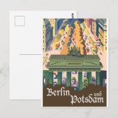 Berlijn en Potsdam Briefkaart (Voorkant / Achterkant)