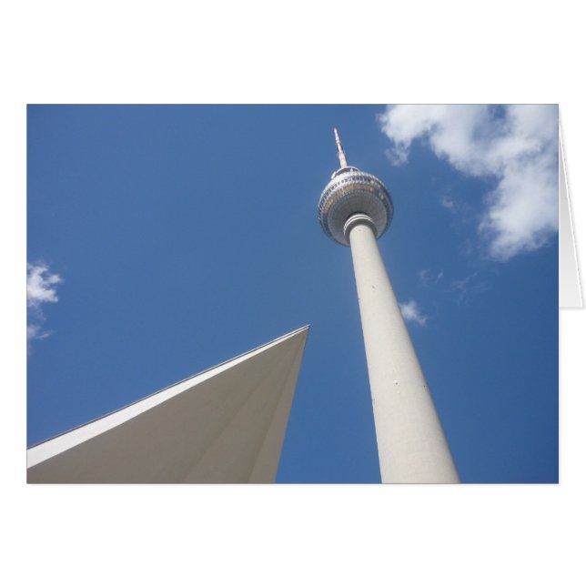 berlijn fernsehturm - hoek (Voorkant Horizontaal)