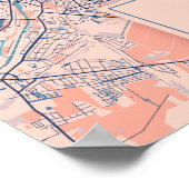 Berlijn - Germary Breezy City Map Poster (Hoek)