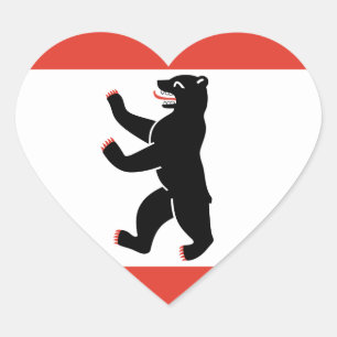 Berlijn Hart Sticker