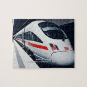 Berlijn HBF Europaplat Modern Train - Naam toevoeg Legpuzzel (Horizontaal)