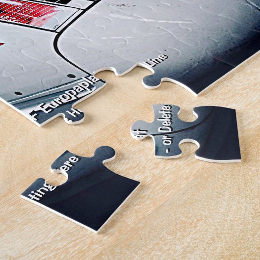 Berlijn HBF Europaplat Modern Train - Naam toevoeg Legpuzzel (Zijkant)