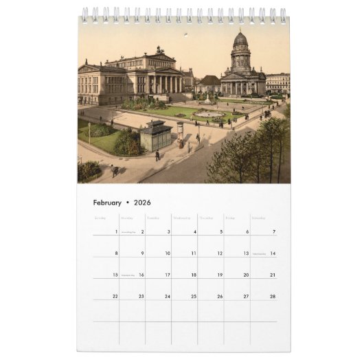 Berlijn Historisch Kalender (Feb 2026)