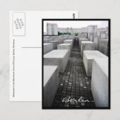 Berlijn holocaustmonument grens briefkaart (Voorkant / Achterkant)