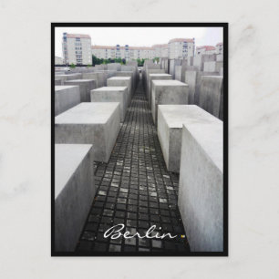 Berlijn holocaustmonument grens briefkaart