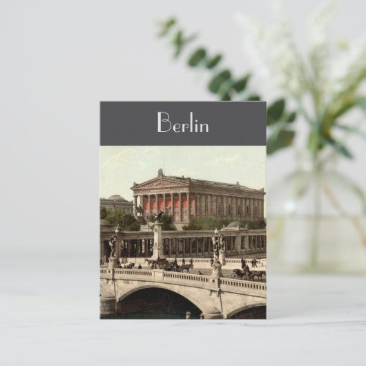 Berlijn in de 19e eeuw briefkaart (Staand voorkant)