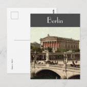 Berlijn in de 19e eeuw briefkaart (Voorkant / Achterkant)