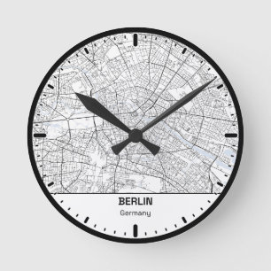 Berlijn Klok Stad Lijn Kunst