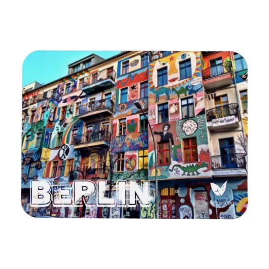 Berlijn koelkast magneet, het perfecte souvenir. magneet (Horizontaal)