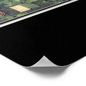 Berlijn Lake Ohio Satellite Poster Map (Hoek)