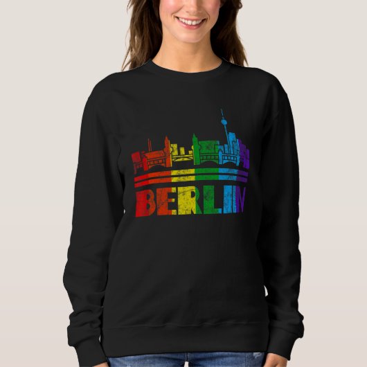Berlijn Lgbt Pride Month Lesbian Trui (Voorkant)