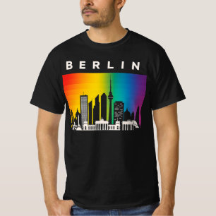 Berlijn LGBT Regenboogvlag LGBTQIA Pride Regenbo T-shirt