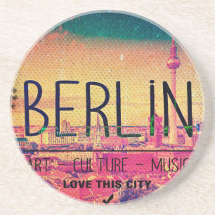 Berlijn, Love This City series, Circle Zandsteen Onderzetter