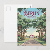 Berlijn Maryland Briefkaart (Voorkant / Achterkant)