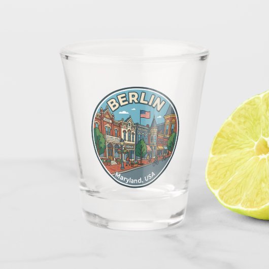 Berlijn Maryland VS Shot Glas (Voorkant)