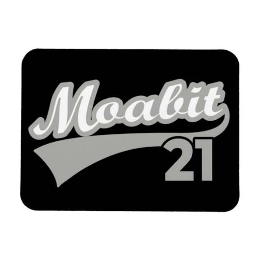 Berlijn Moabit 21 Classic Retro City Magneet (Horizontaal)