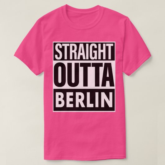 berlijn naam direct uit berlijn t-shirt (Design voorkant)