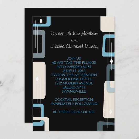 Berlijn nodigt uit: pool kaart (Voorkant / Achterkant)