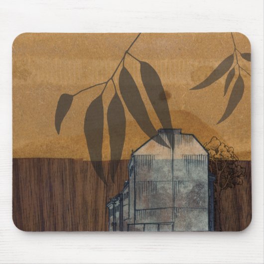 berlijn op houtmousepad muismat (Voorkant)