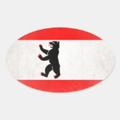 Berlijn Ovale Sticker (Voorkant)