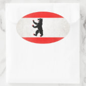 Berlijn Ovale Sticker (Tas)