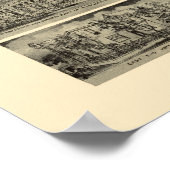 Berlijn, PA Panorama Kaart - 1905 Poster (Hoek)