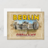 Berlijn, Reis Duitsland... is replaced with: Briefkaart (Voorkant / Achterkant)