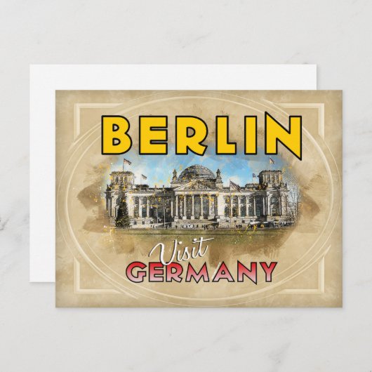 Berlijn, Reis Duitsland... is replaced with: Briefkaart (Voorkant / Achterkant)