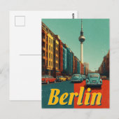 Berlijn reis vintage  briefkaart (Voorkant / Achterkant)