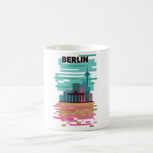 Berlijn Reisposter Koffiemok (Center)