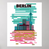 Berlijn Reisposter Poster (Voorkant)