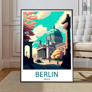 Berlijn Reisprint Muurkunst Berlijn Muur Hanging H Poster